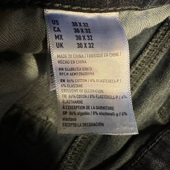 American Eagle Jeans Waise 30 Inseam 30 Inches Extreme Flex - Picture 13 of 14
